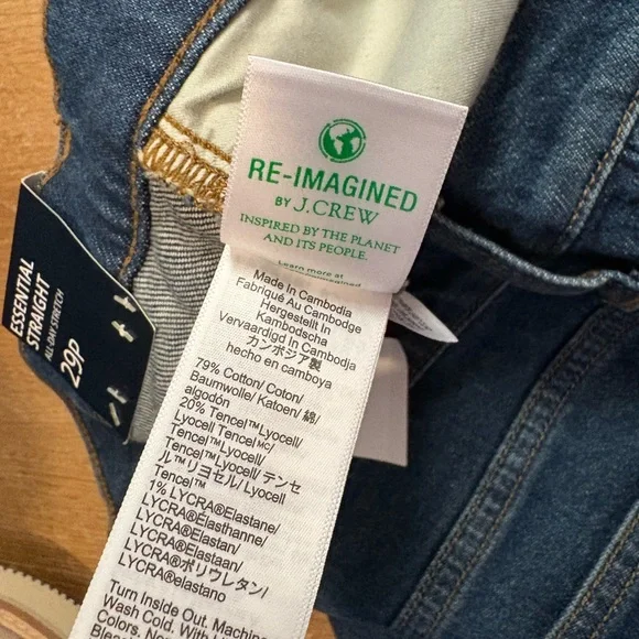 J. Crew Women’s Essential Straight Jeans - Picture 5 of 5